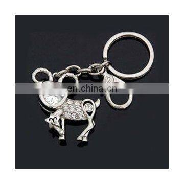 Aries keychain,rhinestone keychain,souvenir promotional gifts