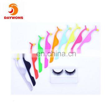 Stainless Steel False Eyelashes Extension Applicator Clipper Auxiliary Tool Tweezers Nipper Fish Tail Clipper photo-2