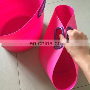 Multi-functional Flex'n Carry Basket Soft flexible handle Laundry Basket