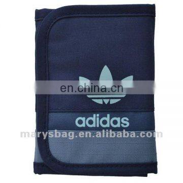 polyester wallet with plastic window for men