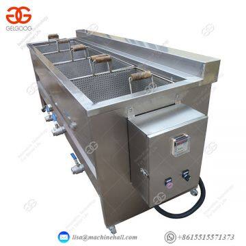 Banana Chips / Legumes Automatic Chips Frying Machine 50 Kg/h