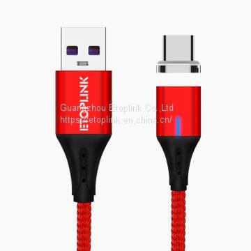 ETOPLINK 2019 New 3A QC3.0 Fast Charging Magnetic USB Cable Support Data photo-4