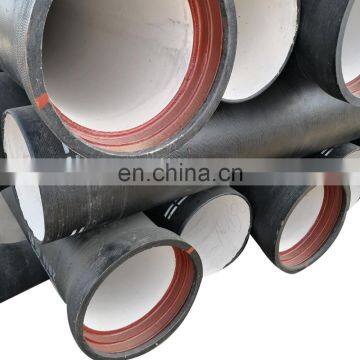 Water pressure ductile iron pipes class K9/Manufacture with quality control