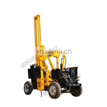 Diesel Powered Fence Post  Guardrail Pile Driver