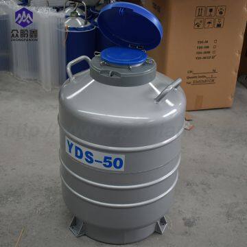 Factory Hot Sale 50L Liquid Nitrogen Aluminum Dewars