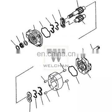 Hydraulic Gear Oil Pump 705-22-40070 Pilot Gear Pump For Loader WA500-1-A Tandem Single Pump