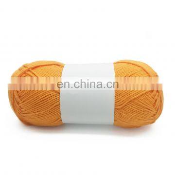 Wholesale 100% Organic Cotton Yarn Crochet Yarn Cotton in Summer for Hand Knitting photo-3