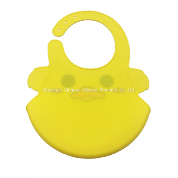 New Design Food Grade Soft Silicone Baby Bibs for Babies Easily Wipe Clean photo-5