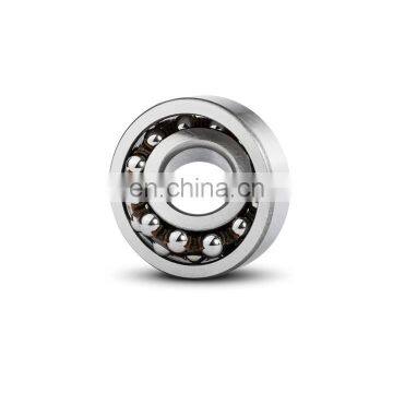 open type nylon cage stainless steel balls 1302 1302K double row self aligning ball bearing size 15x42x13