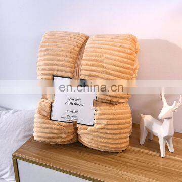 Custom Polyester Knitted Sherpa Blanket Multicolor High Quality Blanket photo-4