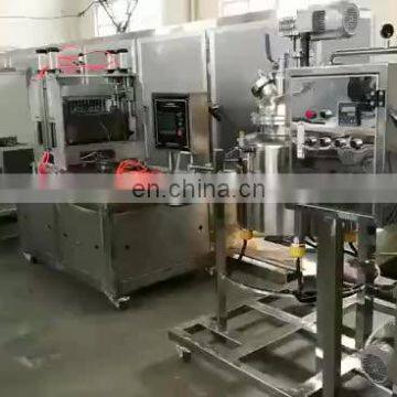 Latest design hard candy machine multi-functional Lollipop pouring production line