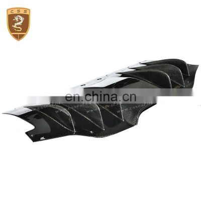 Auto Accessories OEM Style Carbon Fiber Rear Lip Splitter Body Kit For Ferra-ri 458 Rear Diffuser