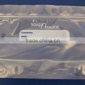 Pull-resistant Freezer Storage Bags With White Writing Stripe