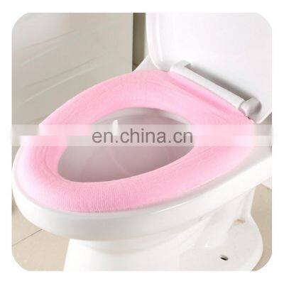 Bathroom Toilet Seat Cover Closestool Washable Soft Warmer Mat Pad Cushion Toilet Cover Seat Dispenser photo-3