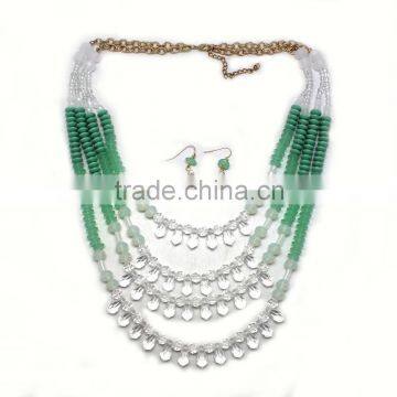 wholesale alibaba china necklace jewelry set display fashion simple acrylic necklace and earrings