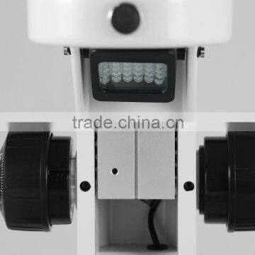 ZJ-619 76mm LED Dual Illuminated Light Fine Focus Microscope Track Stand