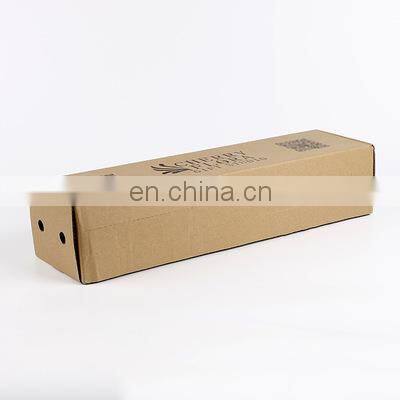 Kraft Folding Mailer Boxes Brown Corrugated Paper Corrugated Board Box for Flower Packing photo-2