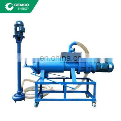 drying dewater mini size pig horse chicken manure cow dung dewatering machine