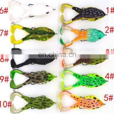 New 9cm/13.7g Topwater Fly Fishing Artificial Insect Soft Lures Frog Fishing Lure photo-2