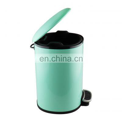 Новый стиль корзины для мусора. Специальный узор на крышке. Покрытие железной пудрой. Нержавеющая сталь. Корзина для мусора с устойчивой педалью photo-2