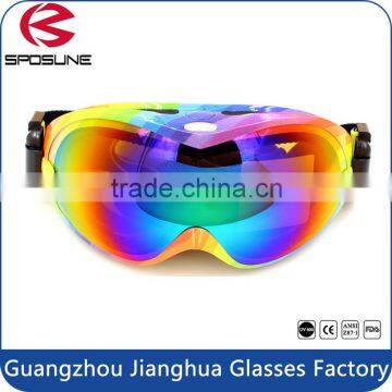 Custom sport equipment promotion snow goggles UV protective skiing safety goggle