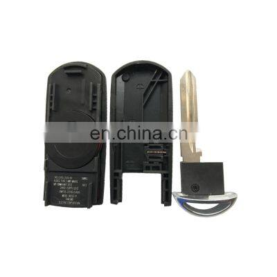 2+1 Buttons Remote Smart Car Key Fob Shell Blank Cover For Mazda 2 3 6 photo-3