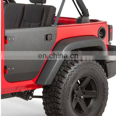 Car Door Lock Black Element Aluminum Alloy Half Doors Kits For Jeep Wrangler JK photo-4