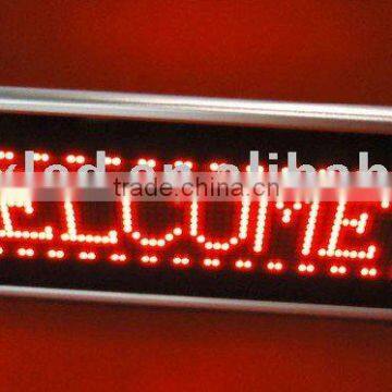 Desktop led moving sign