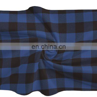 Hot Selling New Design 100% Cotton Twill Yarn Dyed Gingham Check Flannel Fabric