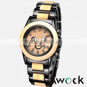 Bewell Wood Stainless Steel Timepieces,Metal Wooden Wristwatches Quality Choice photo-5