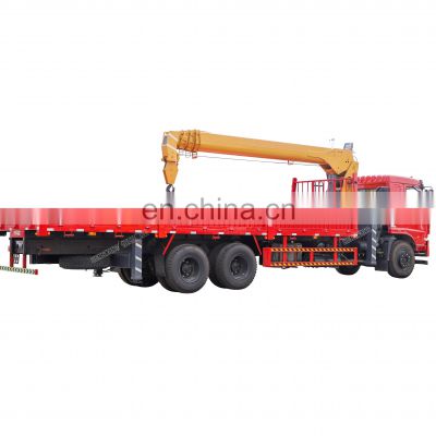 Construction Equipment 8x2 Cargo Truck Crane 3 ton to 20 ton Crane For Sale In Myanmar Yangon