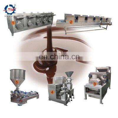 Cacao Butter Making Processing Line Cocoa Bean Grinding Machine