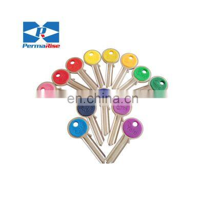 safety door key blank kw10 house key blanks disk lock key with plastic head