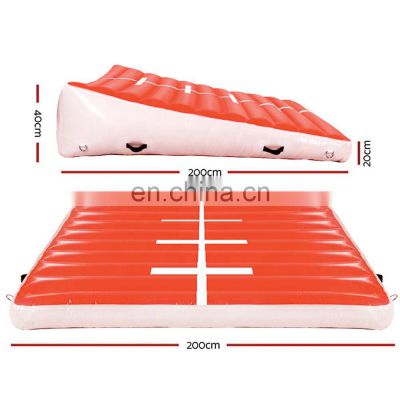 Gymnastic AirIncline Triangle Bungee Ramp Mats Inflatable Air Track Ramp