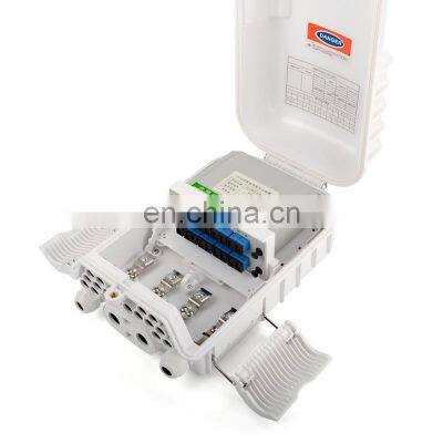 16 core Optical Fiber Distribution box midspan access solid splitter odp ,  Outdoor waterproof ftth box