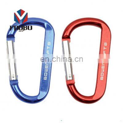 Supplies High Quality Metal Custom Aluminum Carabiner Split Ring