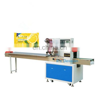 Automatic round soap pleat laundry block wrapping machine in foshan