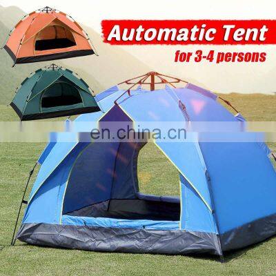 Cheap Wholesale Outdoor Waterproof Tent 2-3 Person Instant Setup Auto Camping Tent photo-2
