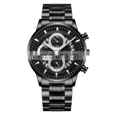 NIBOSI 2369 Watch Men Waterproof Casual Luxury Brand Quartz Military Sport Watch Business Clock Men's Wristwatches