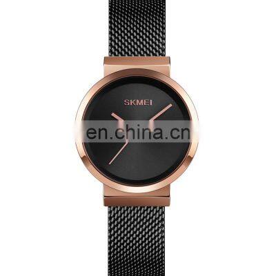 Luxury Fashion Watch Brand Skmei 1595 Japan Movt 30m Waterproof Stainless Steel Ladies Quartz Writhwatch