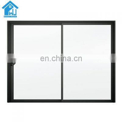 CE Glass Horizontal Profile Aluminum Slide Window With Mosquito Net