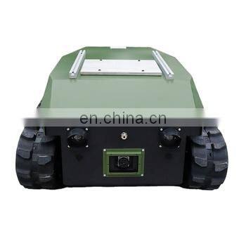 tracked agv robot rubber undercarriage robot platform