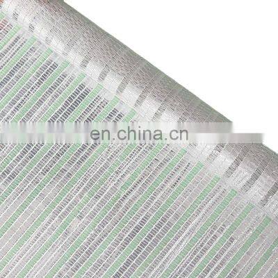 Factory 65% shading aluminum foil inner sun shade mesh suitable for high-end  greenhouse  aluminum foil shade cloth