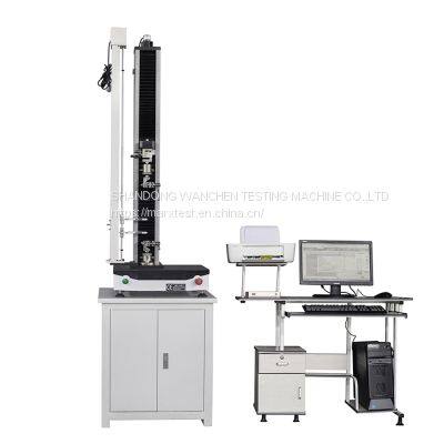 Computerized Single Column Electronic Universal Tensile Testing Machine With Corrugated Mesh Fixture