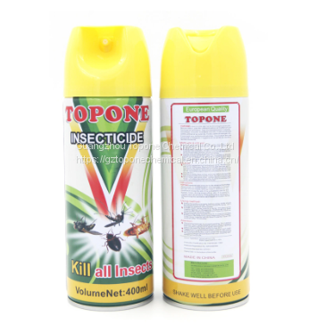 Topone Hot Selling Aerosol Insecticide Spray Pest Control for Killing Multiple Pests