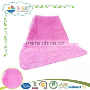 100% polyester mink pink high quality baby blanket
