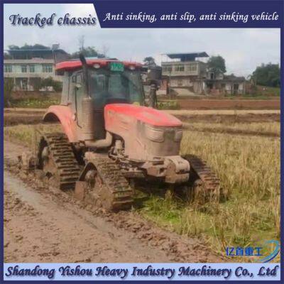 Tractor Triangle Track Assembly Modification for Field Operation in Paddy Fields photo-5