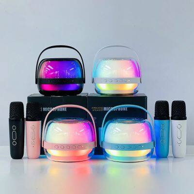 Ktv Singing Magic Sing Along Studio Microphone Karaoke Conference Mike Host Dual Handheld 2 And Portable Mini Bluetooth