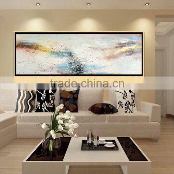 furniture decor with picture frame abstract canvas oil painting