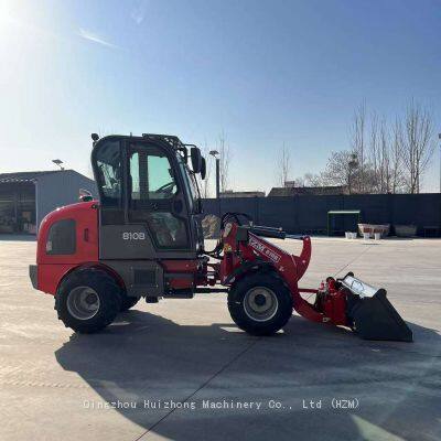 China Famous Brand HZM 811 810B 811T 1000kg Skid Steer Wheel Loader with New CE